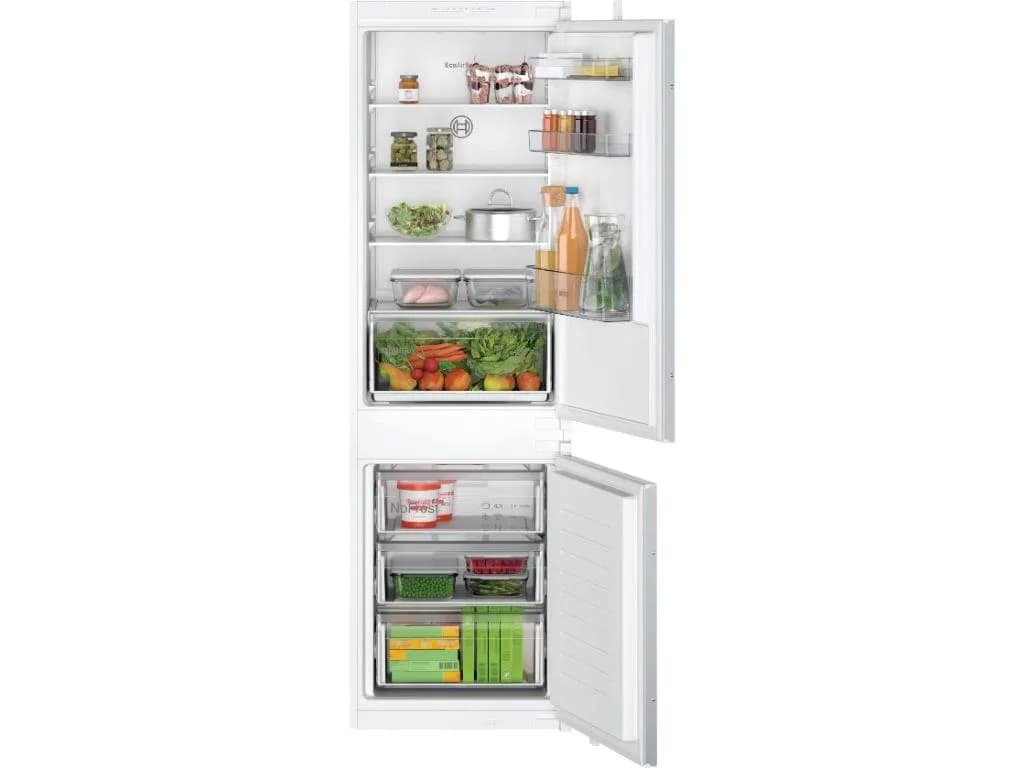 Bosch Kombinovani hladnjak Serie 2| No Frost, E, 260L,H:184L,Z:76L,DE