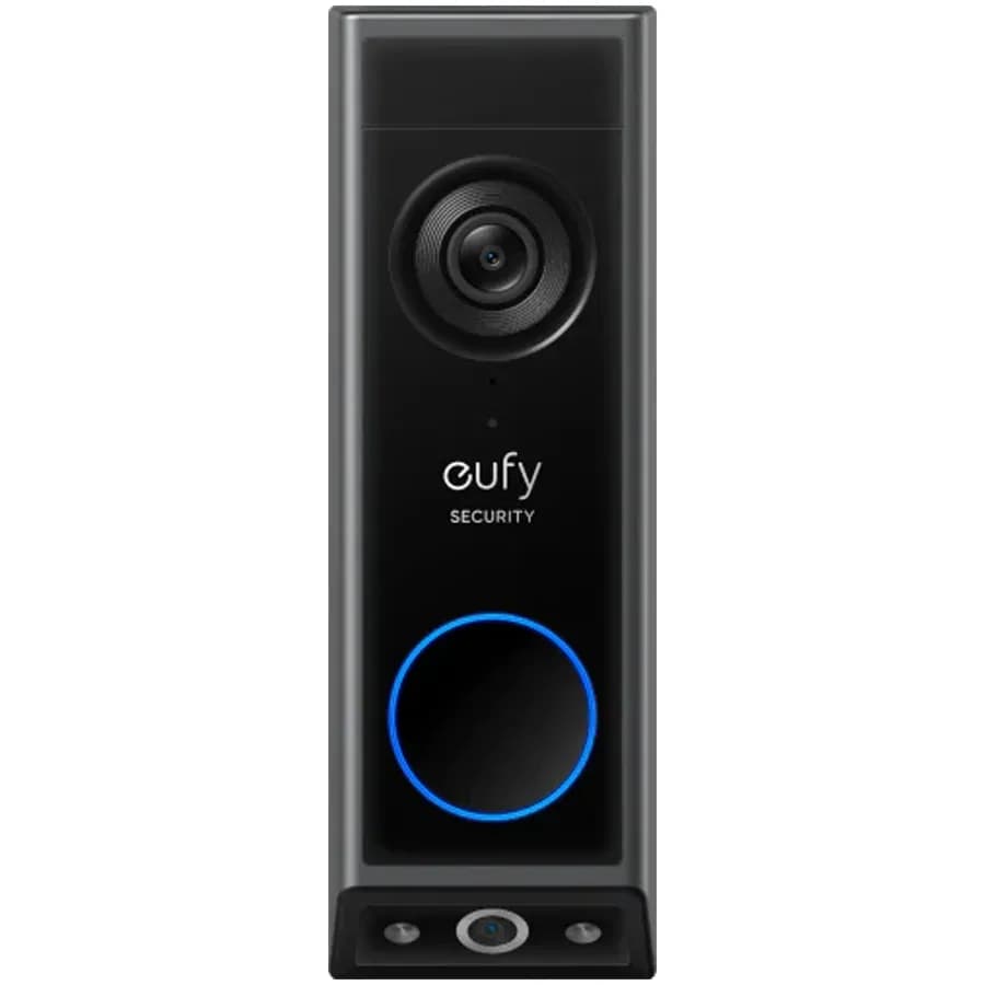 Anker eufy Video Doorbell E340 With Chime Black, 2 Cameras, 2K, FHD