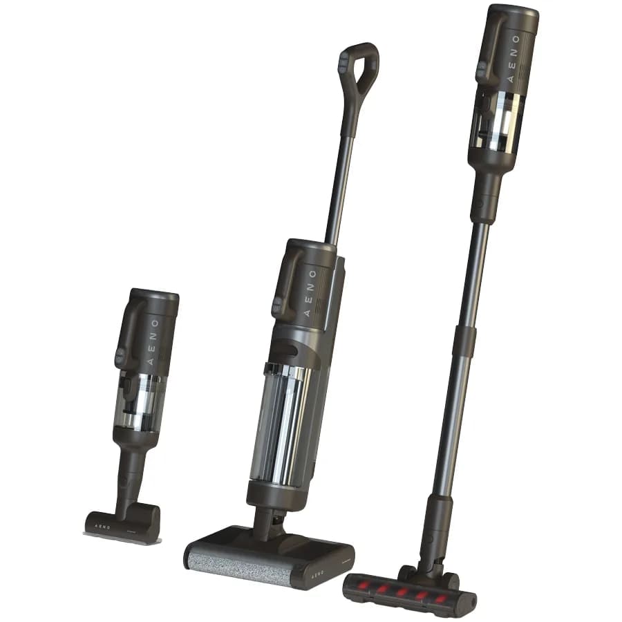 AENO Cordless Transformer Vacuum Cleaner, Wet and Dry cleaning, 200W, 4000mAh; 14kPa; 21,6V, 2 rollers, autocleaning and drying